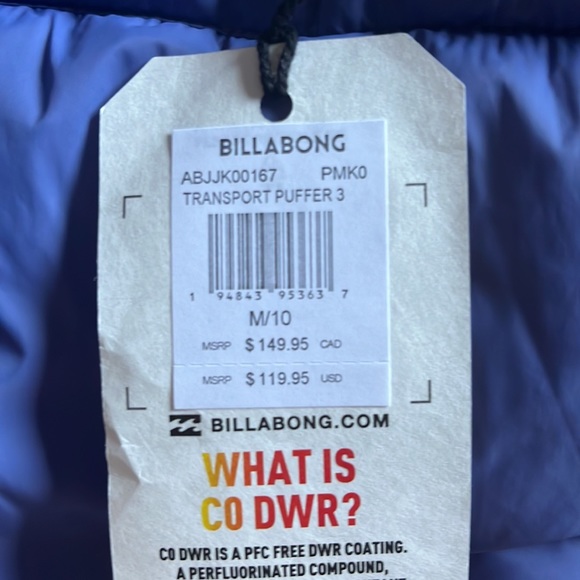 Billabong puffer coat - Picture 12 of 12